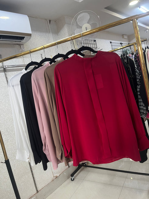 See Through Long Sleeves Tops